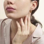 Boucles D'oreilles Argent Blanc Ilena Ambre - Pendantes Femme | Marc Orian