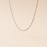 Chaine Ylsa Argent Blanc - Colliers fantaisie Femme | Marc Orian