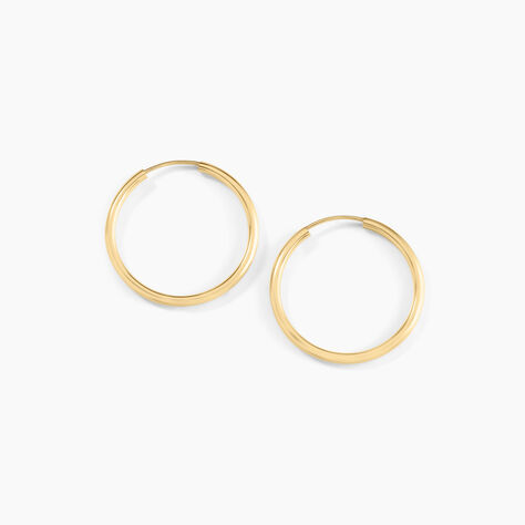 Cr&eacute;oles Valencina Or Jaune - Cr&eacute;oles Femme | Marc Orian