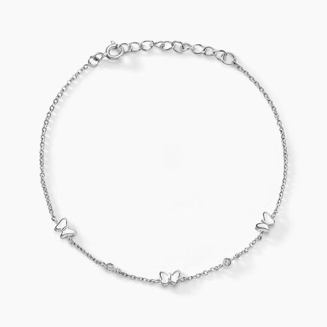 Bracelet Diep Argent Blanc Oxyde De Zirconium - Bracelets chaînes Femme | Marc Orian