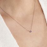 Collier Clair Or Blanc Amethyste - Colliers avec pierres Femme | Marc Orian