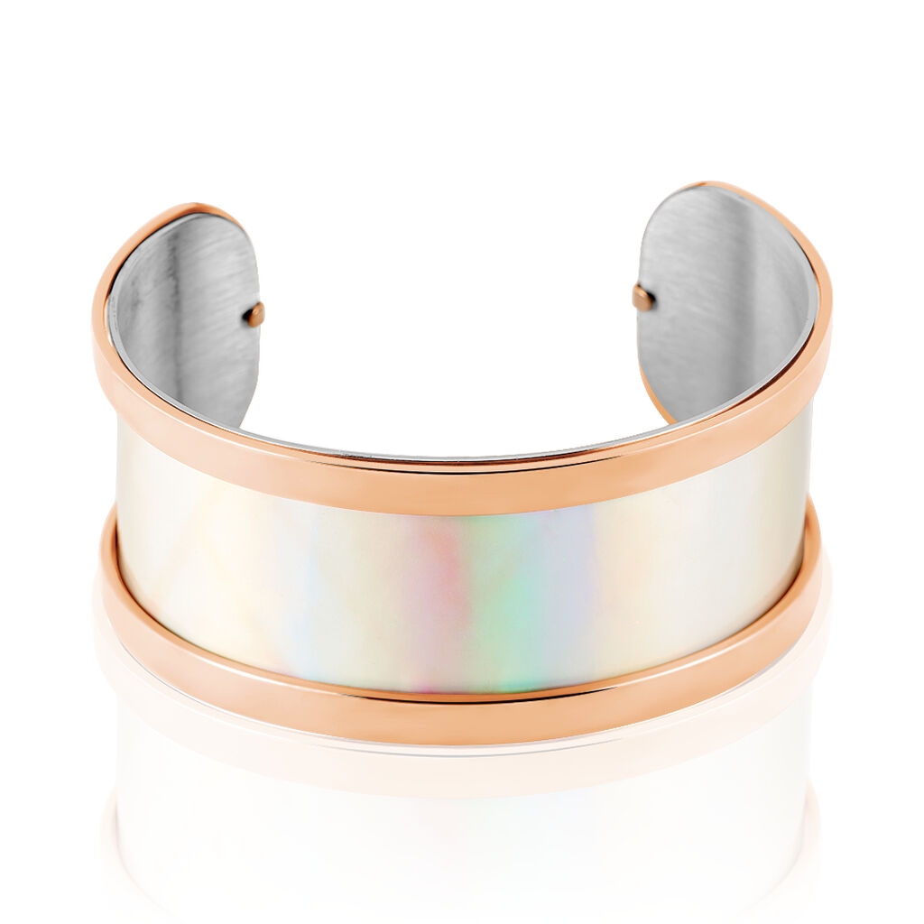 Bracelet Jonc Kayssi Acier Rose - Bracelets joncs Femme | Marc Orian
