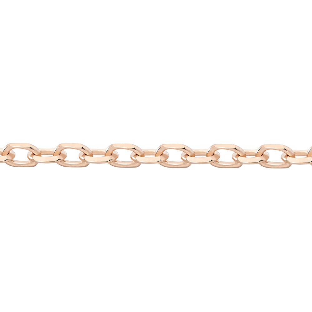 Chaîne Igoa Maille Forçat Diamantee Or Rose - Chaines Femme | Marc Orian