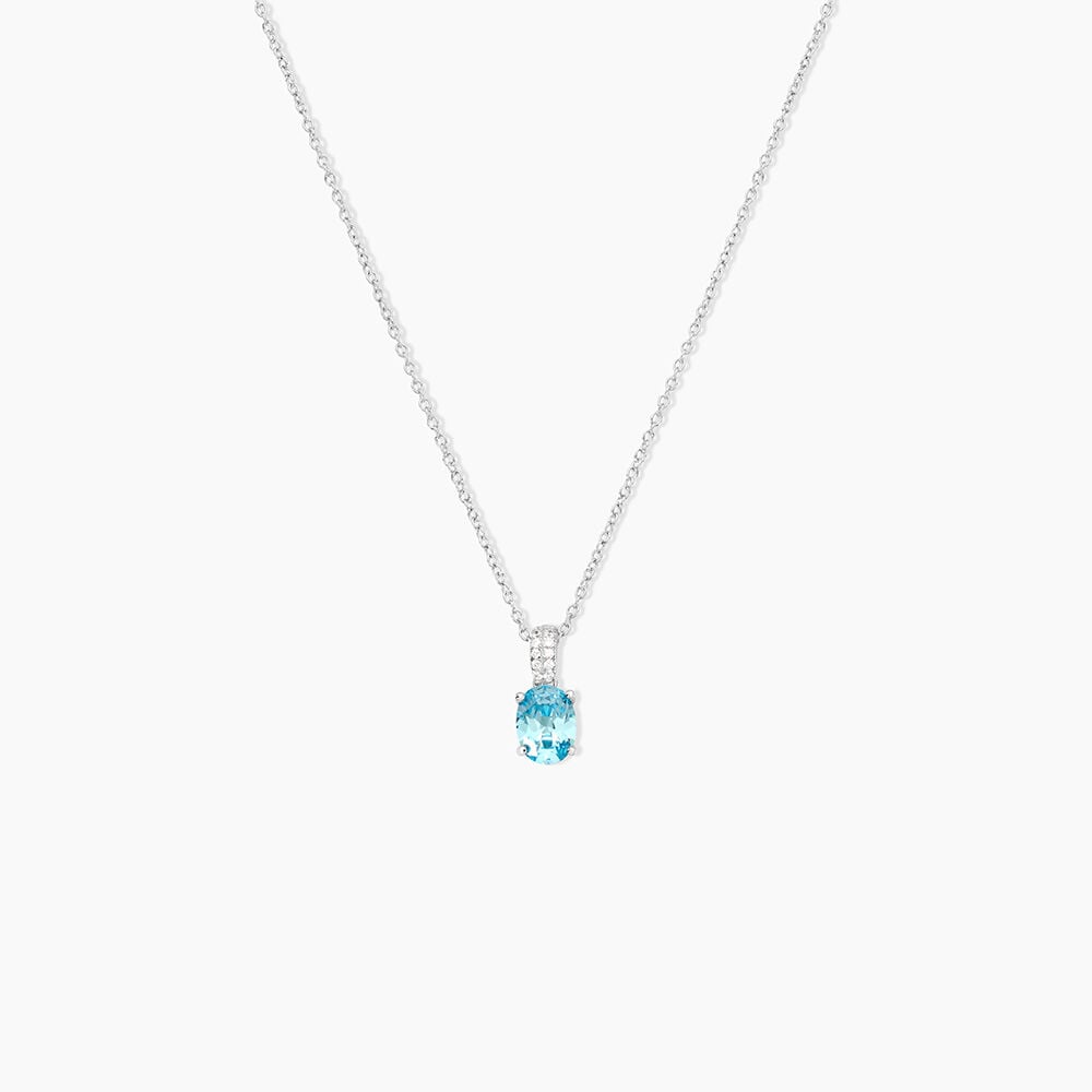 Collier Josefa Argent Blanc Oxyde De Zirconium - Colliers avec pierres Femme | Marc Orian