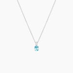 Collier Josefa Argent Blanc Oxyde De Zirconium - Colliers avec pierres Femme | Marc Orian