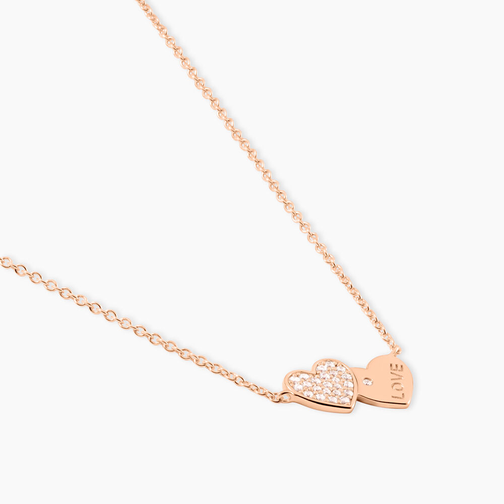 Collier Deven Argent Rose Oxyde De Zirconium - Colliers avec pierres Femme | Marc Orian