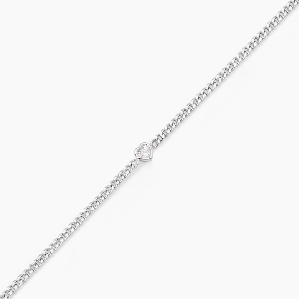 Bracelet Eternity Argent Blanc Oxyde De Zirconium - Bracelets fantaisie Femme | Marc Orian