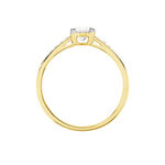 Solitaire Sosanna Ld Or Jaune Diamant Synthetique Blanc - Parures de mariage Femme | Marc Orian