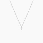 Collier Meyline Argent Blanc Oxyde De Zirconium - Colliers avec pierres Femme | Marc Orian