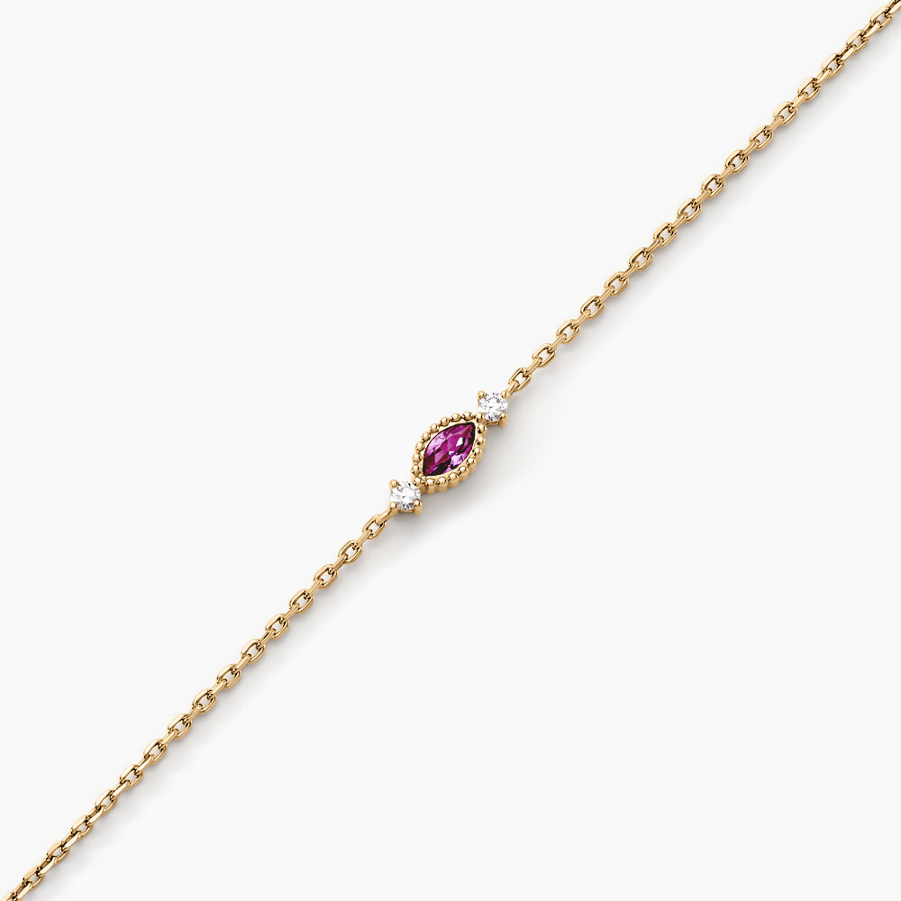 Bracelet Azel Plaqu&eacute; Or Jaune Oxyde De Zirconium - Bracelets fantaisie Femme | Marc Orian