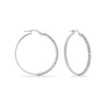 Cr&eacute;oles Sandrine Or Blanc Strass - Cr&eacute;oles Femme | Marc Orian