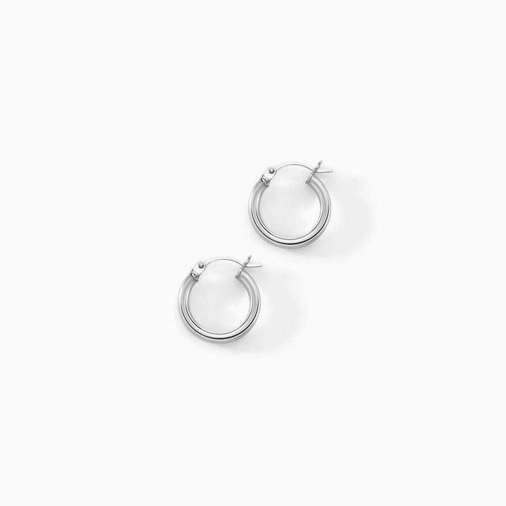 Créoles Verania Or Blanc - Créoles Femme | Marc Orian