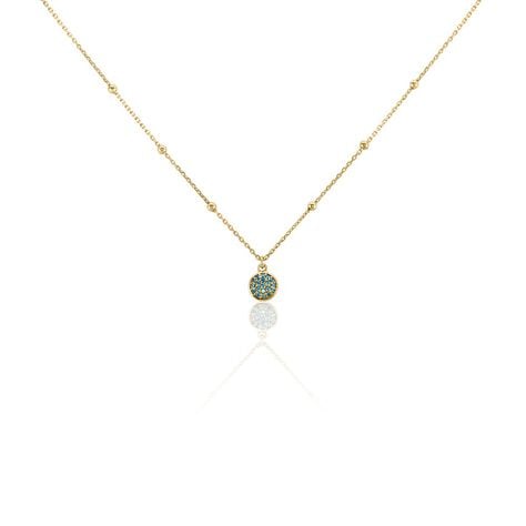 Collier Plaqué Or Jaune Mikayla Oxydes De Zirconium - Colliers avec pierres Femme | Marc Orian