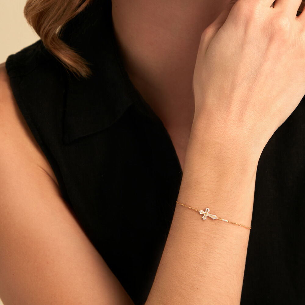 Bracelet Ifan Or Jaune Nacre - Bracelets cha&icirc;nes Femme | Marc Orian