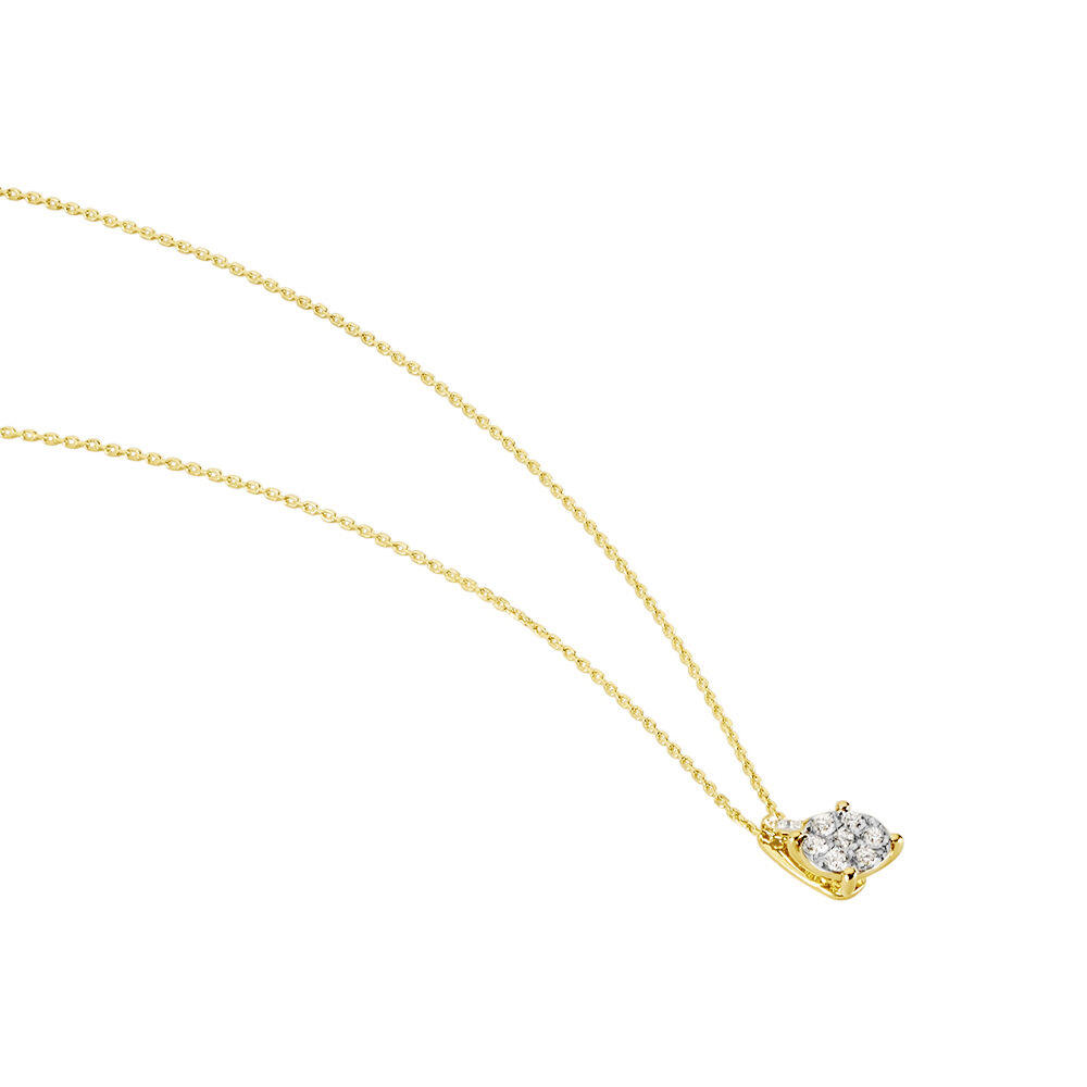Collier Kate Or Blanc Diamant Synth&eacute;tique - Colliers avec pierres Femme | Marc Orian