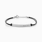 Bracelet Vicenzo Acier Blanc - Bracelets cuir Homme | Marc Orian