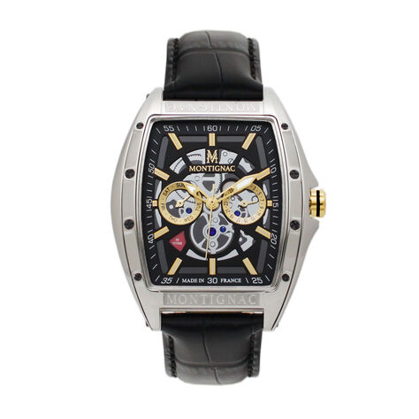 Montre Montignac Noir - Montres Homme | Marc Orian