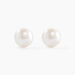 Boucles D'oreilles Puces Kesya Nacres Bouton Or Jaune Perle De Culture - Clous d'oreilles Femme | Marc Orian