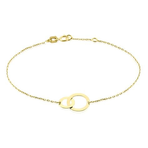 Bracelet Or Jaune Edouarde - Bracelets Anneaux Entrelaces Femme | Marc Orian