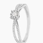 Bague Orphee Or Blanc Diamant - Bagues pierres pr&eacute;cieuses Femme | Marc Orian