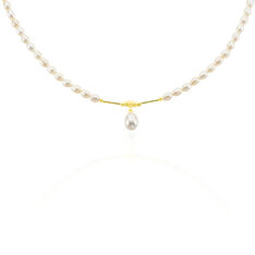 Collier Stella-rose Or Jaune Perle De Culture - Parure de mariage Femme | Marc Orian