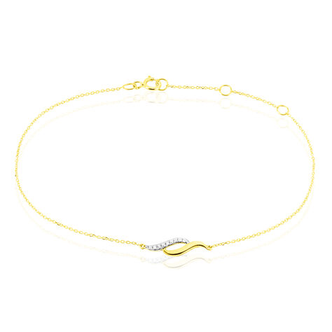 Bracelet Tylane Or Jaune Diamant - Bracelets chaînes Femme | Marc Orian