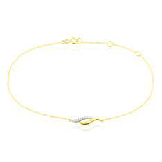 Bracelet Tylane Or Jaune Diamant - Bracelets chaînes Femme | Marc Orian