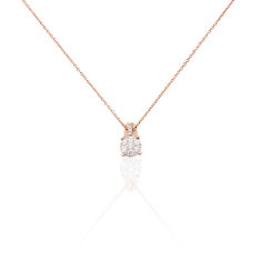 Collier Kate Or Rose Diamant - Parure de mariage Femme | Marc Orian