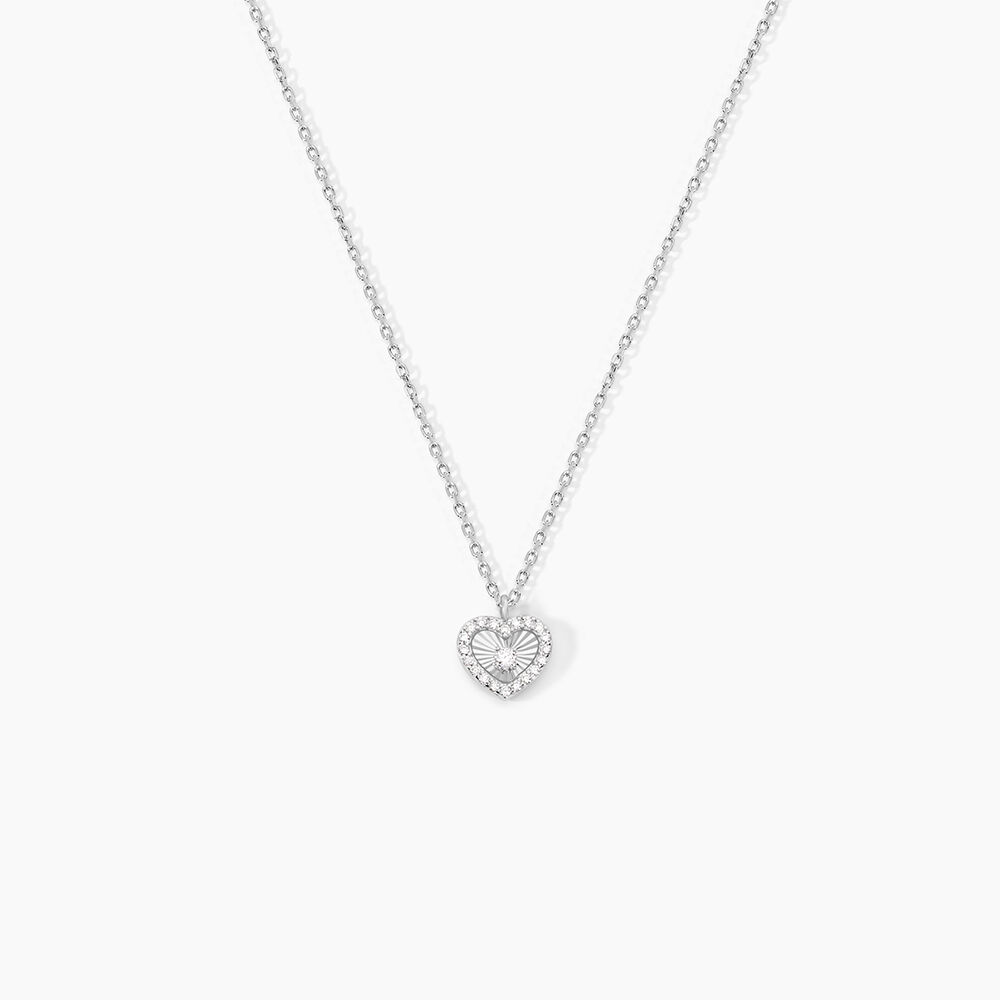 Collier Yvannah Argent Blanc Oxyde De Zirconium - Colliers avec pierres Femme | Marc Orian