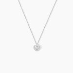 Collier Yvannah Argent Blanc Oxyde De Zirconium - Colliers avec pierres Femme | Marc Orian