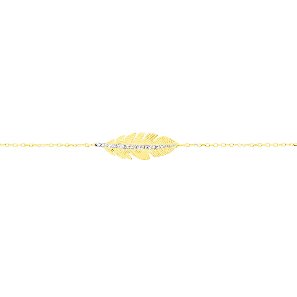Bracelet Paola Or Jaune Diamant - Sélection Bohème Femme | Marc Orian