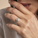 Bague Transmission Or Blanc Diamant - Solitaires Femme | Marc Orian