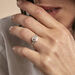 Bague Transmission Or Blanc Diamant - Solitaires Femme | Marc Orian
