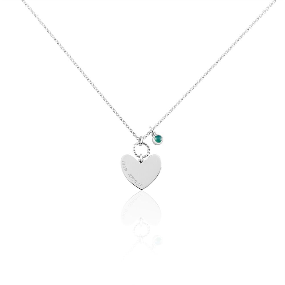 Collier Argent Pero Onyx - Colliers avec pierres Femme | Marc Orian