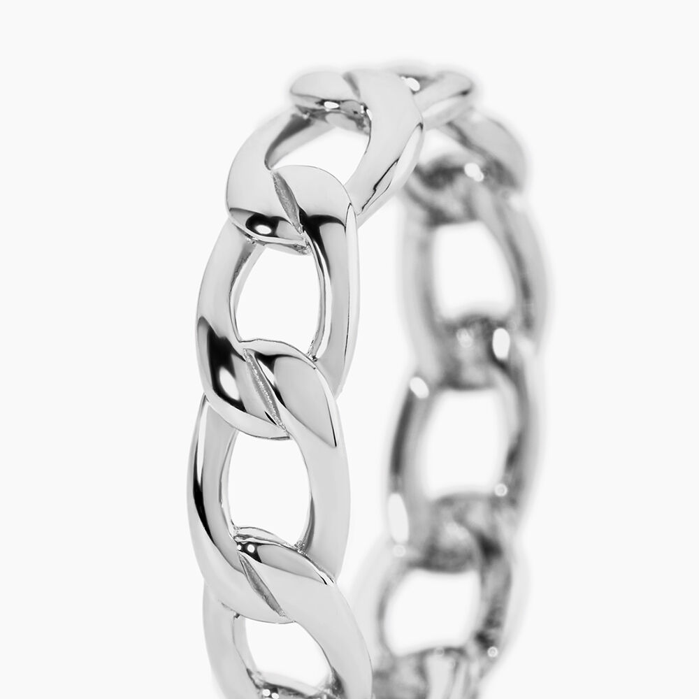 Bague Mallaury Acier Blanc - Bijoux fantaisie Femme | Marc Orian