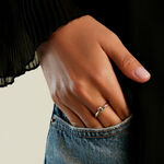 Bague Poem Argent Jaune Topaze - Bagues pierres fines Femme | Marc Orian