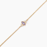 Bracelet Azel Plaque Or Jaune Oxyde De Zirconium - Bracelets fantaisie Femme | Marc Orian