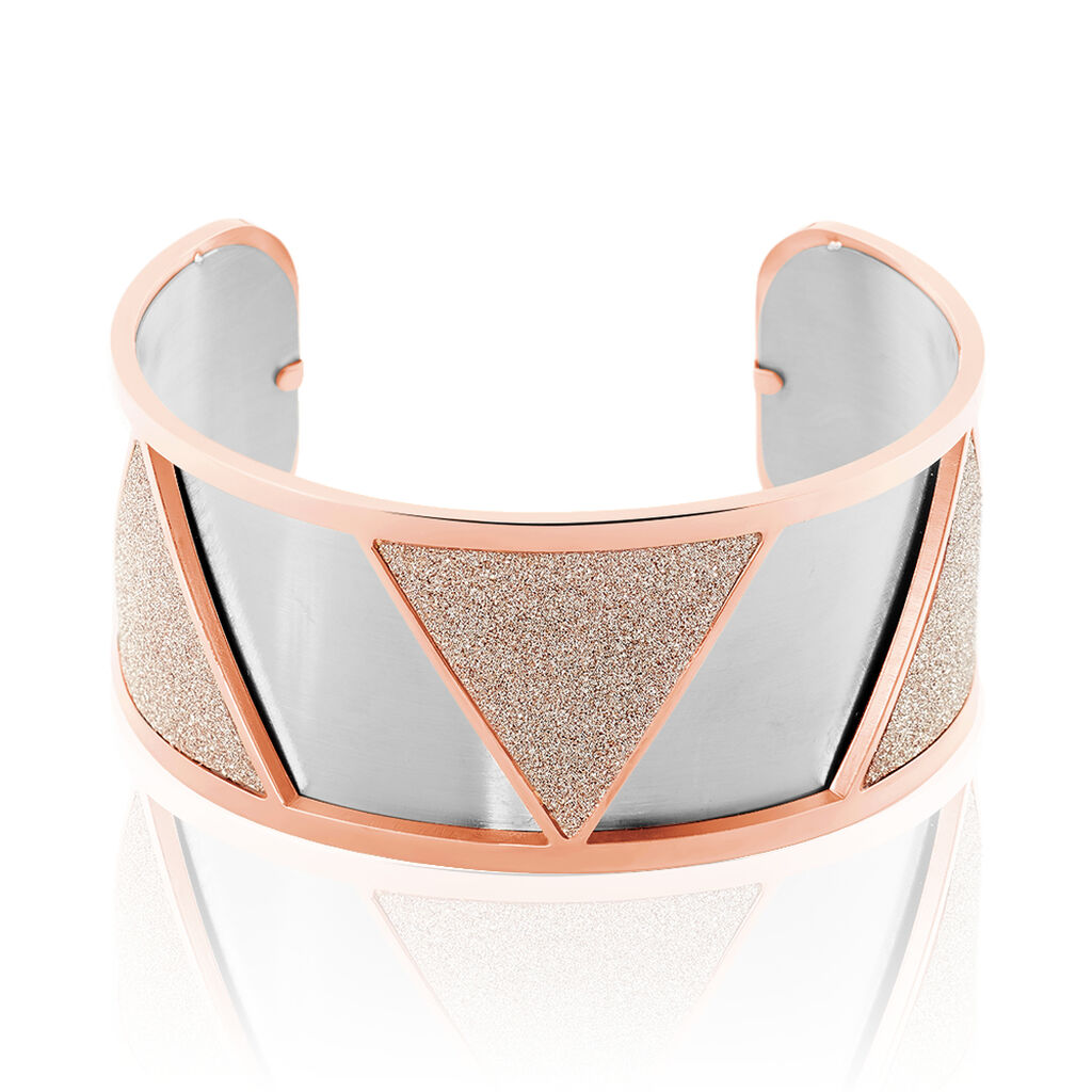 Bracelet Jonc Andrina Acier Rose - Bracelets jonc Femme | Marc Orian