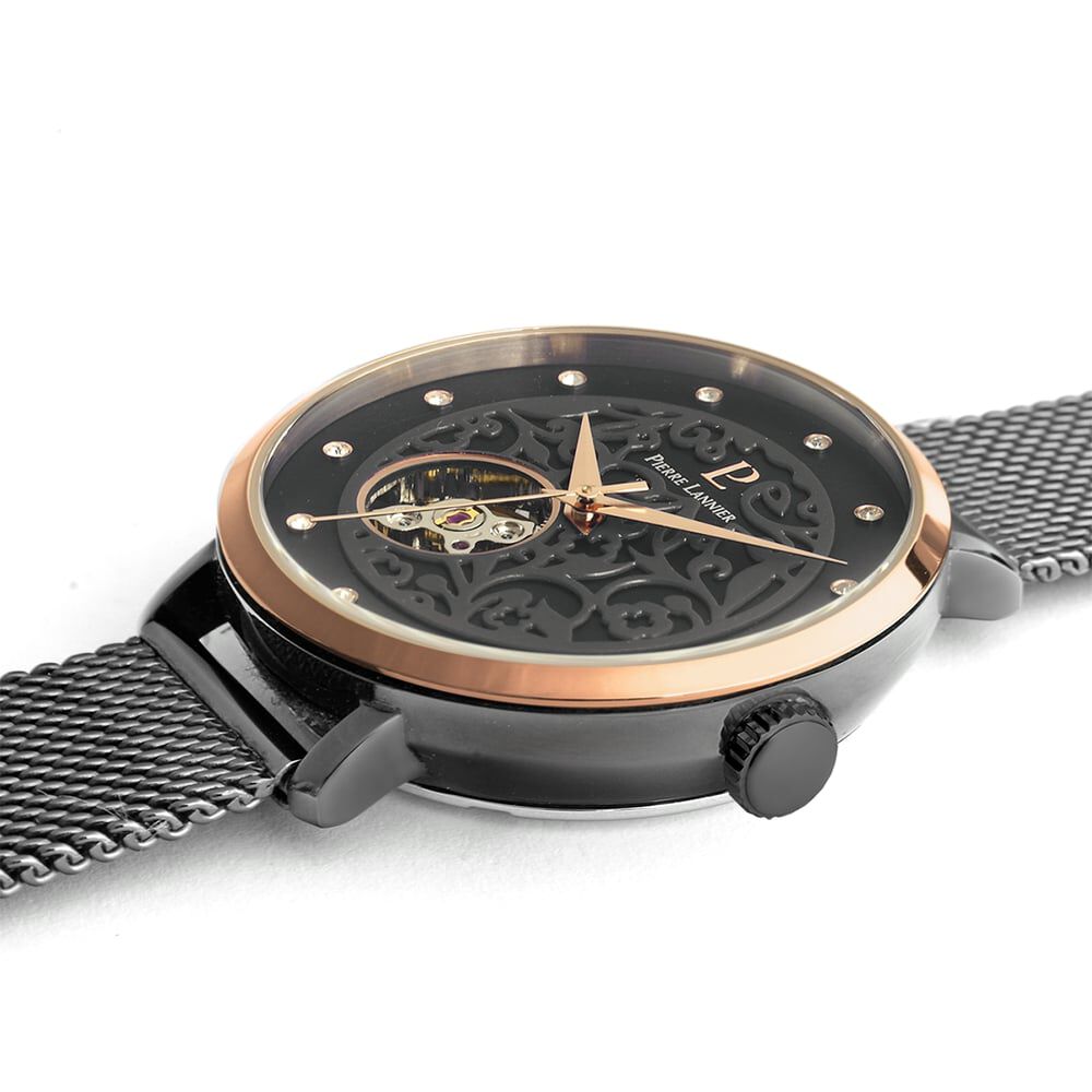 Montre Pierre Lannier Eolia Noir - Montres automatiques Femme | Marc Orian