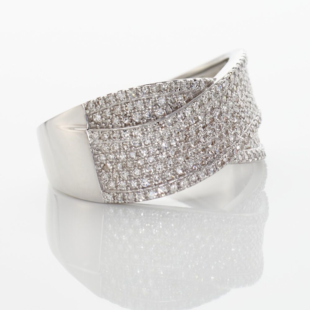 Bague Elyne Or Blanc Diamant - Parures de mariage Femme | Marc Orian