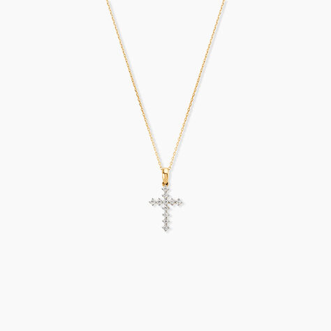 Collier Chriselda Or Jaune Diamant - Colliers avec pierres Femme | Marc Orian