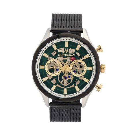 Montre Montignac Round Vert - Montres &eacute;tanches Homme | Marc Orian