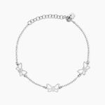 Bracelet Graziella Argent Blanc - Bracelets fantaisie Femme | Marc Orian