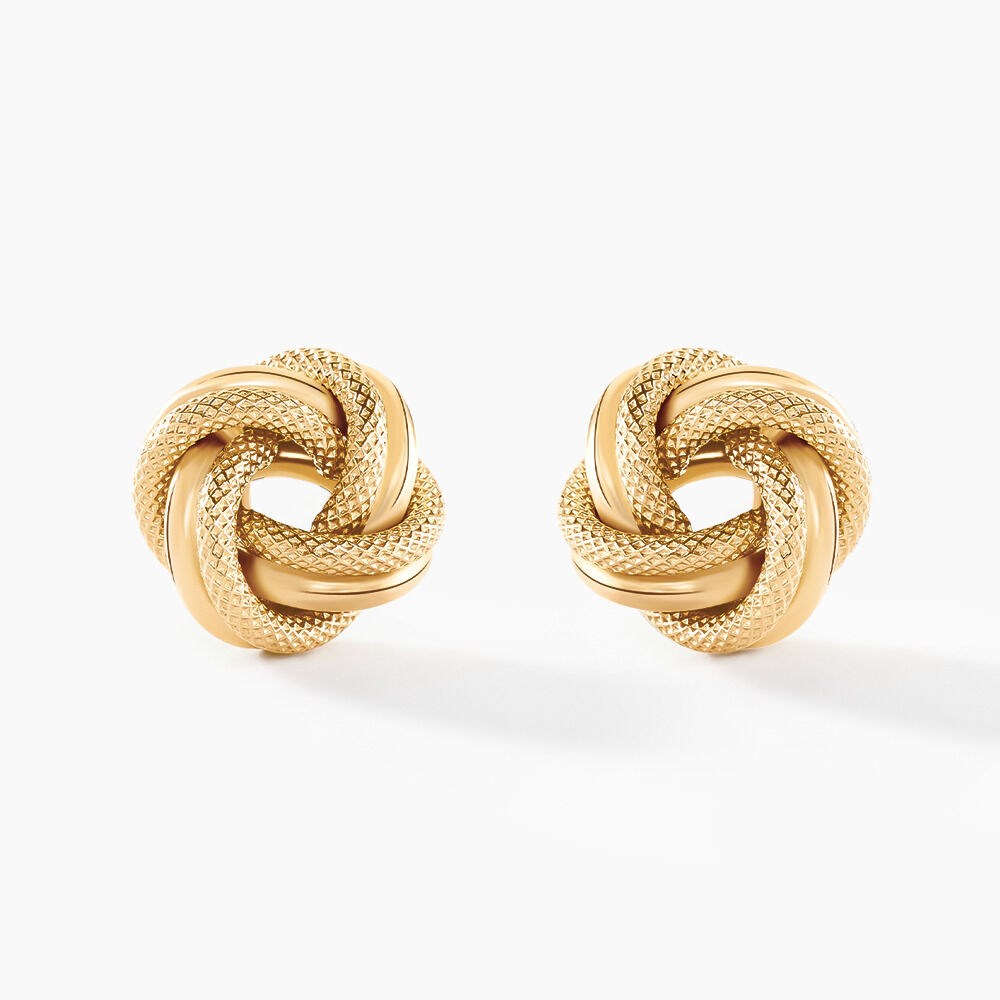 Boucles D'oreilles Puces Grover Or Jaune - Puces Femme | Marc Orian