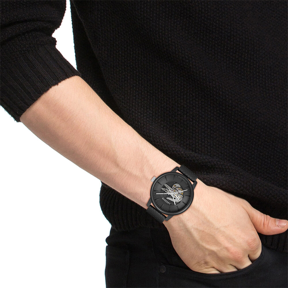 Montre Lacoste .12.12 Automatique Noir - Montres automatiques Homme | Marc Orian