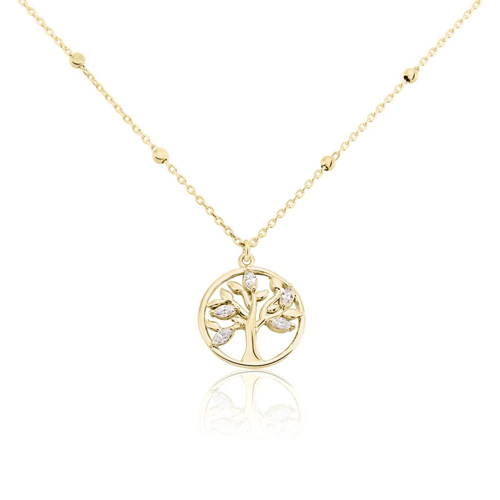 Collier Plaqué Or Heribald Oxydes De Zirconium - Colliers avec pierres Femme | Marc Orian