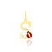 Pendentif Helidie Coccinelle Lettre Or Jaune - Pendentifs Enfant | Marc Orian