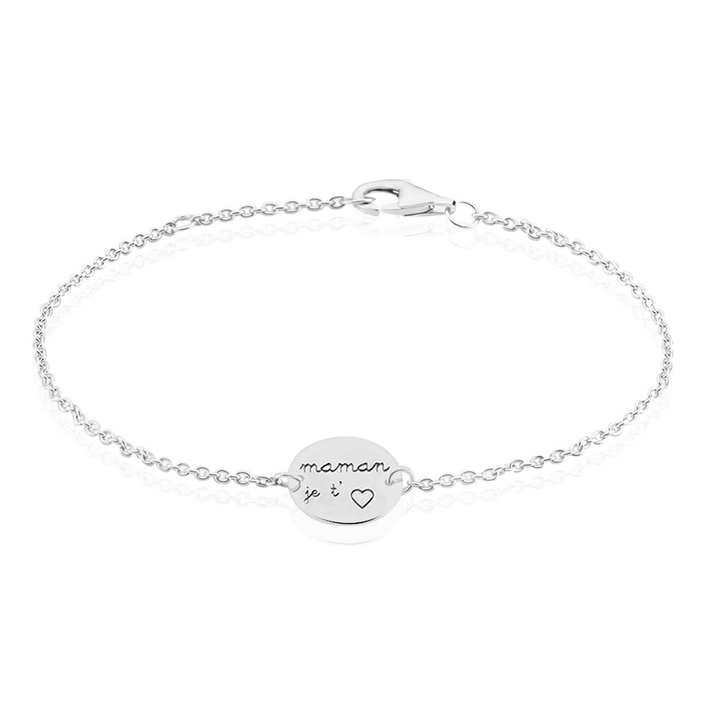 Bracelet Taissa Argent Blanc - Bracelets chaînes Femme | Marc Orian