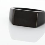 Chevali&egrave;re Acier Noir Luciano - Bijoux fantaisie Homme | Marc Orian