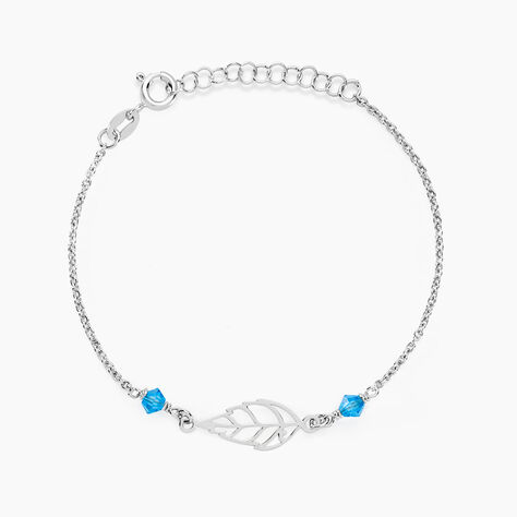 Bracelet Angelika Argent Blanc Pierre De Synthese - Bracelets chaînes Femme | Marc Orian